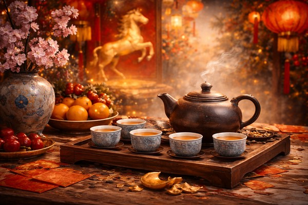 Чайная вечеринка в честь китайского Нового года