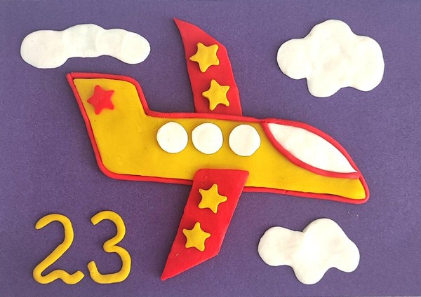 Мастер-класс «Открытка для защитника»