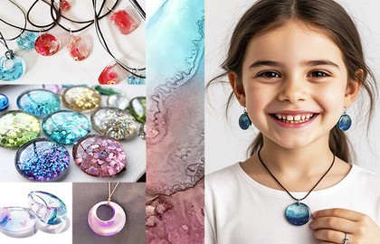 Украшение из эпоксидной смолы