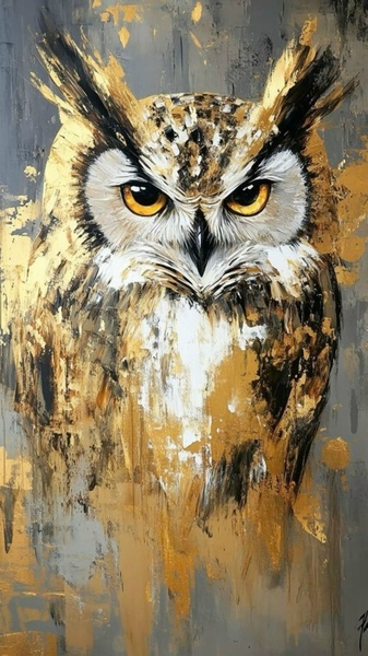 23.02 в 15.00 Мастер-класс "Филин" или "Кот", масло.