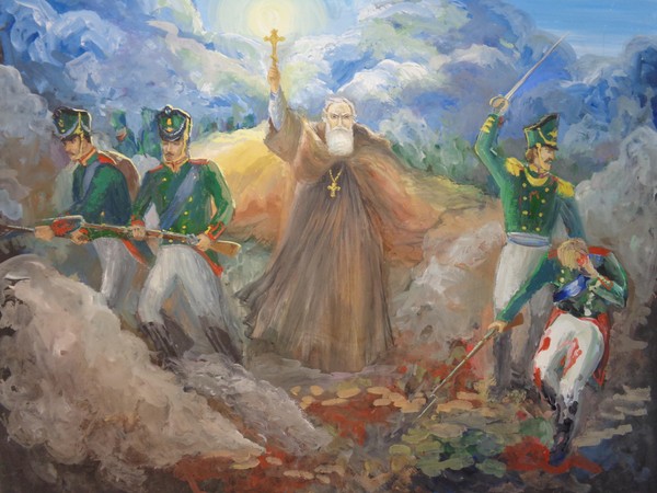 Выставку работ Художественного отделения к Дню защитника Отечества«Мы Родину свою храним!»