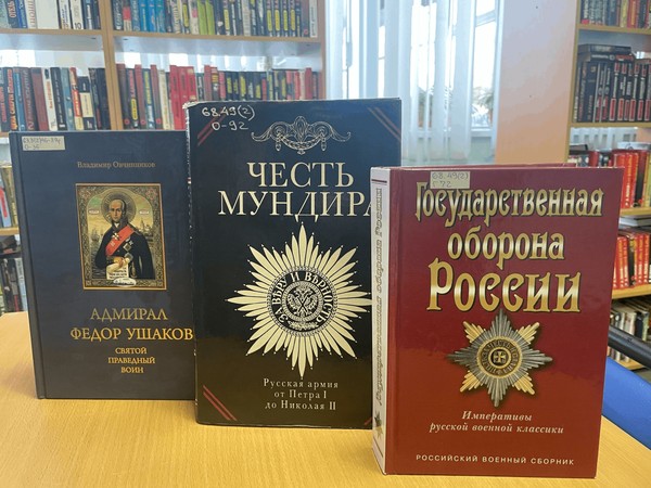 Литературно-патриотический час «Славим вас, сыны Отечества!»