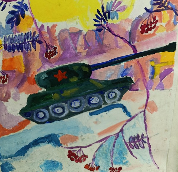 Выставка детского рисунка «23 февраля»