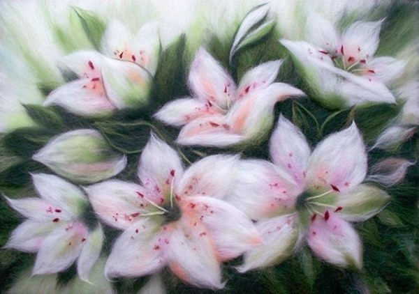 Мастер-класс «Шерстяная акварель»