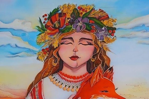 Ручная роспись по ткани с Натальей Митрофановой