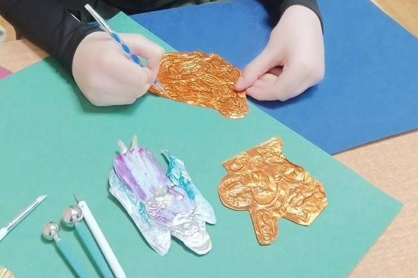 Мастер-класс «Мир народных сказок через искусство чеканки»