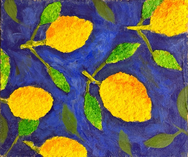 Демо мастер-класс «Лимоны. Фактура и цветовой контраст»