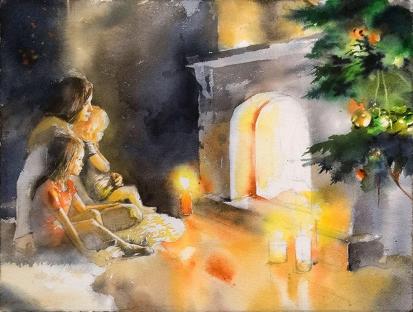 «У камелька»