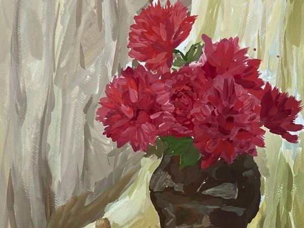 Творческое занятие по живописи «Натюрморт с цветами»