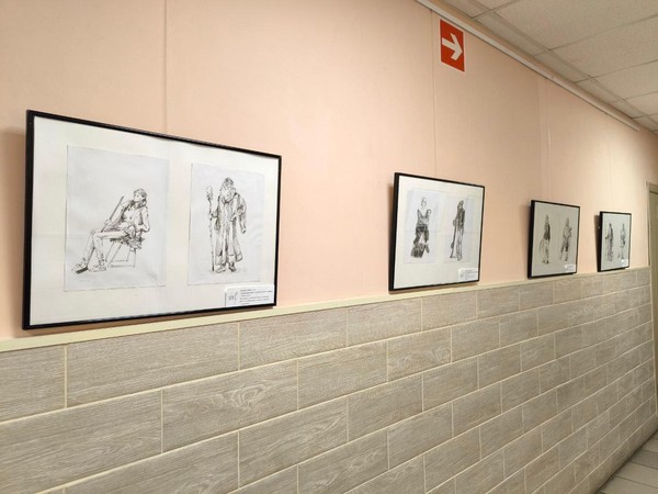 Выставка набросков победителей VII Открытого городского конкурса «Волшебная линия
