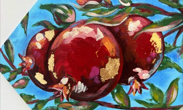 Мастер-класс «Гранаты и поталь»