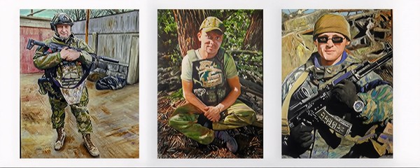 Выставка портретов бойцов СВО «Патриоты»