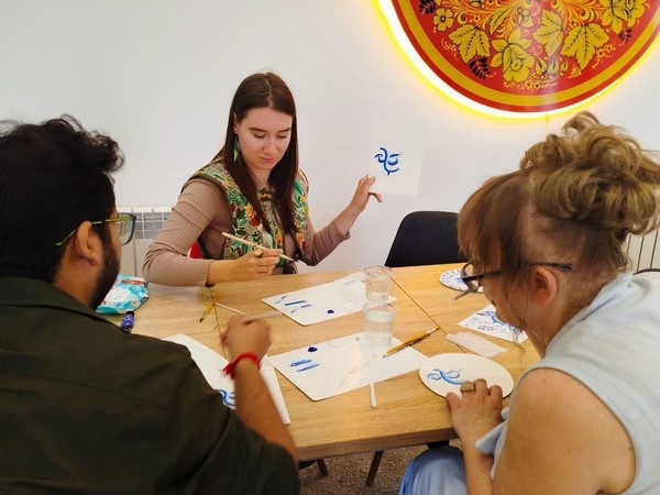 Мастер-класс «Синее кружево русской души»