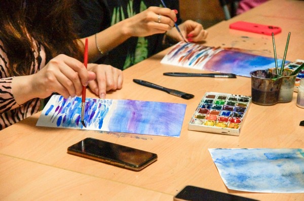 Рисунок акварелью