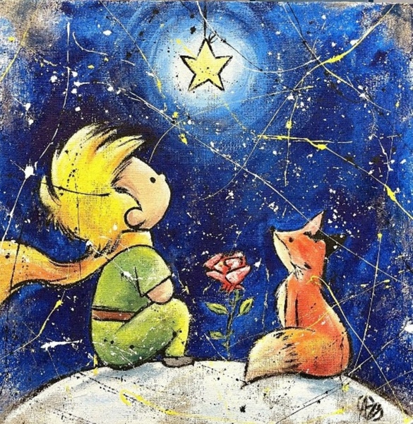 27.02 в 18.30 Мастер-класс по светящимся картинам "Маленький принц".