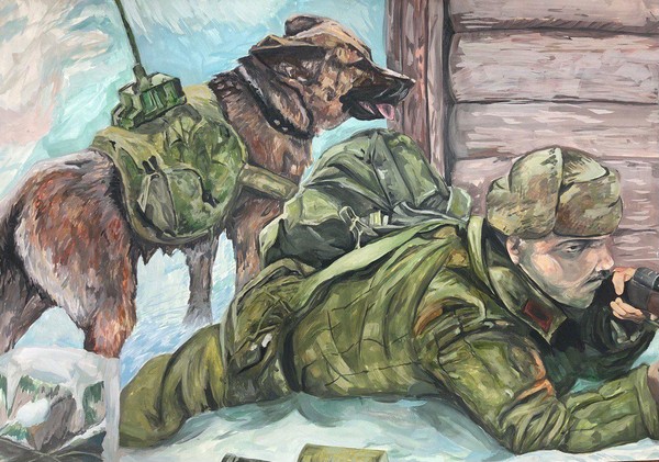 Виртуальная выставка «Защитники Отечества: взгляд юного художника»