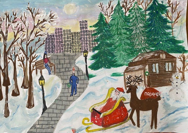 Виртуальная выставка «Зима в композициях»