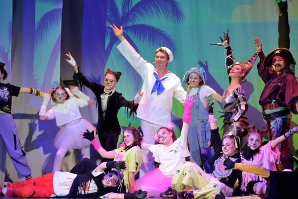 Голубой щенок