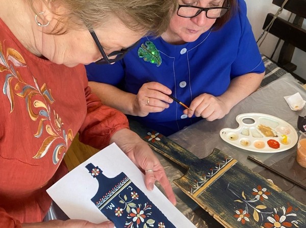 Мастер-класс по северным росписям народного художника Марины Кулаковой