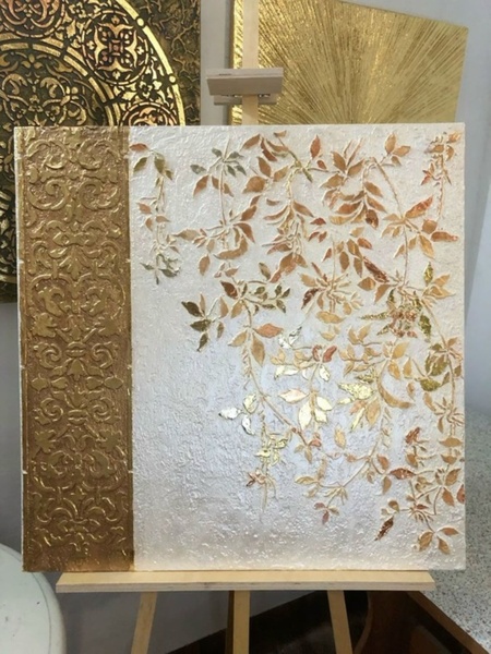 28.02 в 16.00 Мастер-класс по интерьерным картинам, паста + акрил.