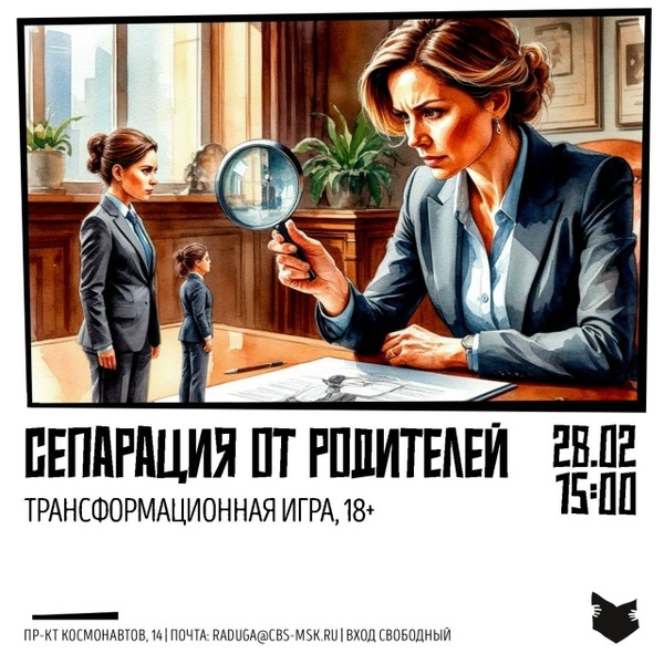 Трансформационная игра «Сепарация от родителей»