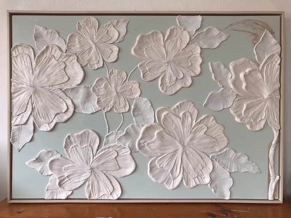 Мастер-класс по созданию панно в технике скульптурной живописи «Прикосновение нежности»