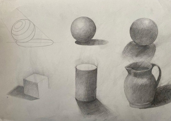 Виртуальная выставка «Рисунков. Геометрические тела»