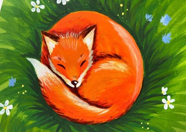 Мастер-класс «Спящая лиса»