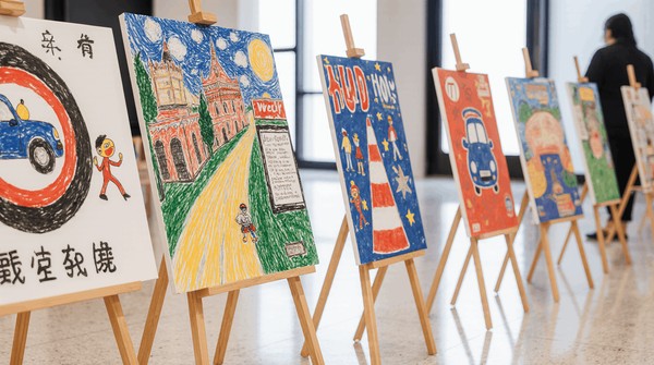 Выставка детских работ «Мы знаем ПДД»