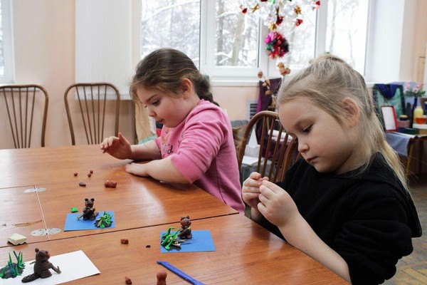 «Жираф» мастер-класс по обрывной аппликации из цветной бумаги