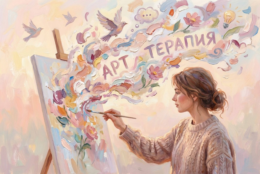 Мастер-класс по написанию картины. Арт-терапия при свечах.