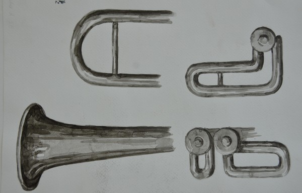 Виртуальная выставка «Наброски, зарисовки, этюды»