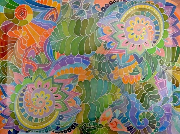 Практикум «Батик. Свободная роспись»