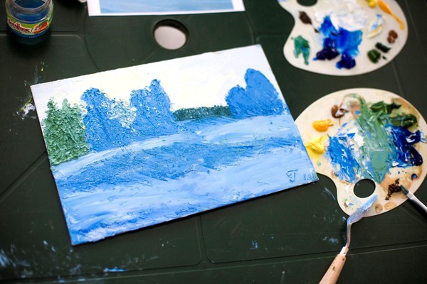 Мастер-класс «Пейзаж масляными красками и мастихином»