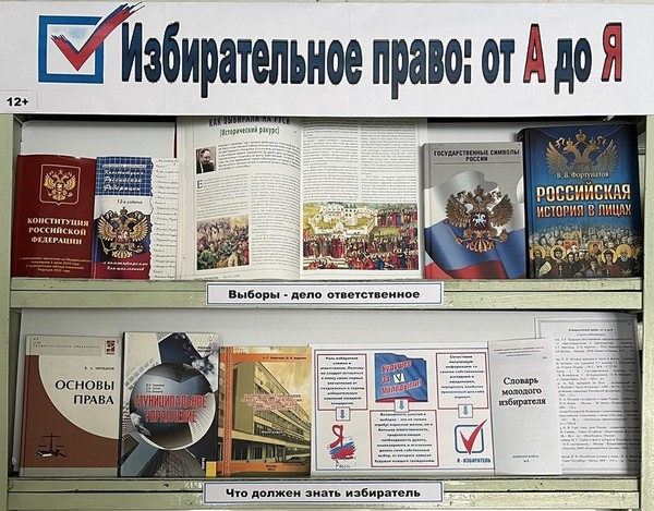 Информационная выставка «Избирательное право: от А до Я»