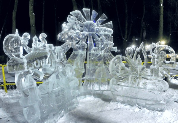 Фестиваль–конкурс снежно–ледовых скульптур «Кострома–зимняя сказка»