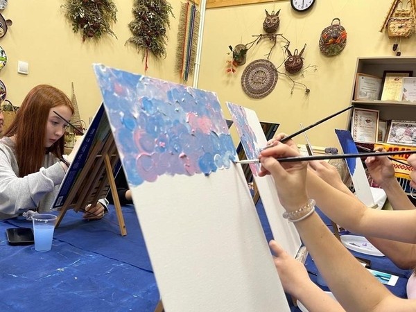 Мастер-класс «Вдохновляющее панно в стиле скетчинга»