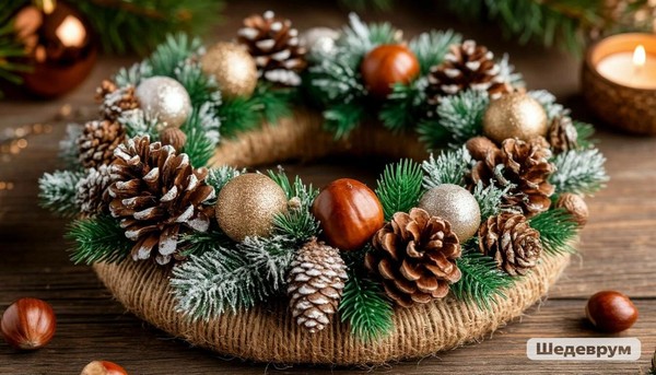 Мастер-класс по созданию интерьерного венка «Азбука усадьбы. Интерьерный венок»