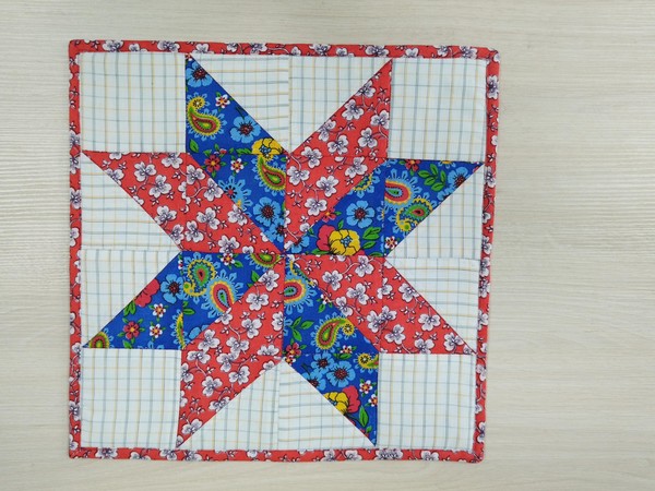 Мастер-класс «Лоскутный блок «Звезда»