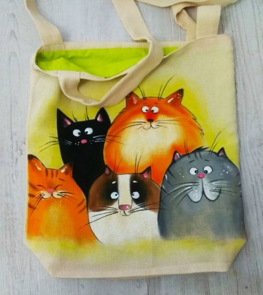 7.02 в 16.00 Мастер-класс по росписи шоппера.