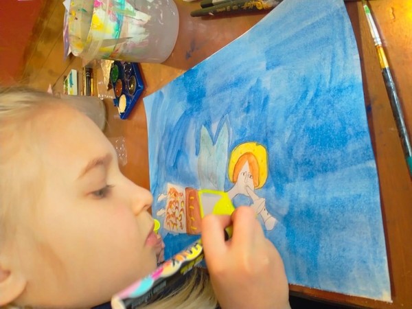 «Веселая акварель» творческий мастер-класс для детей и взрослых