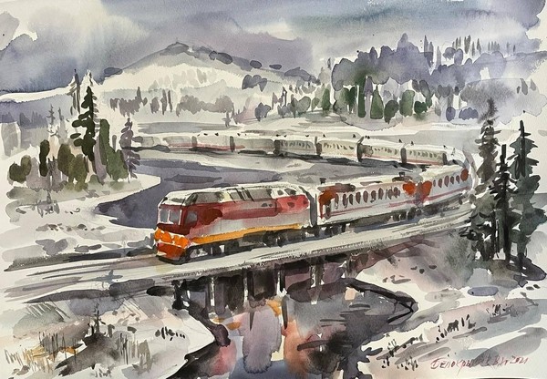 Мастер-класс «Сквозь снежные просторы»