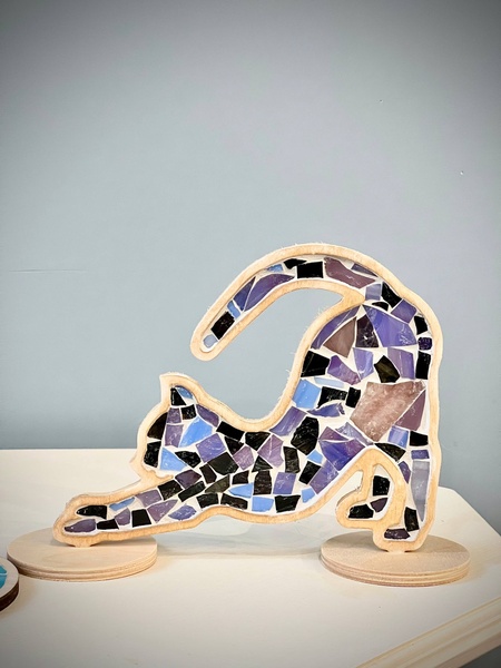 Мастер-класс «Мозаика из витражного стекла в формах»