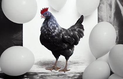 Черная курица