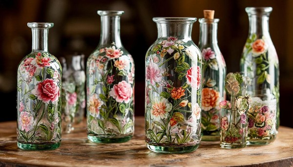 Мастер-класс «Зимняя сказка: магия декупажа на стекле»