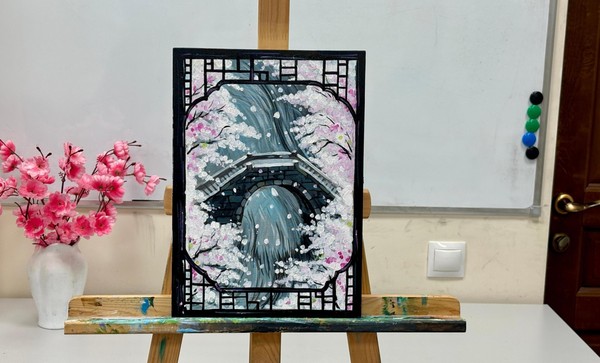 Мастер-класс по живописи «Весна надежды»