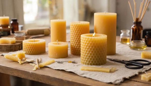 Мастер-класс по изготовлению свечей из вощины
