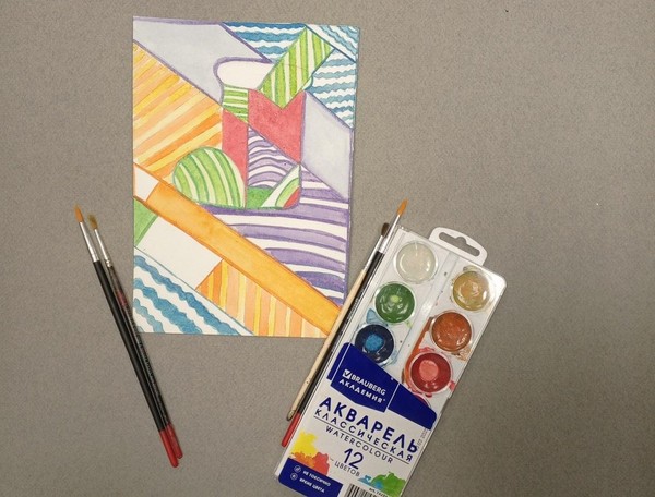 Мастер-класс по акварели «Праздничный валеночек»