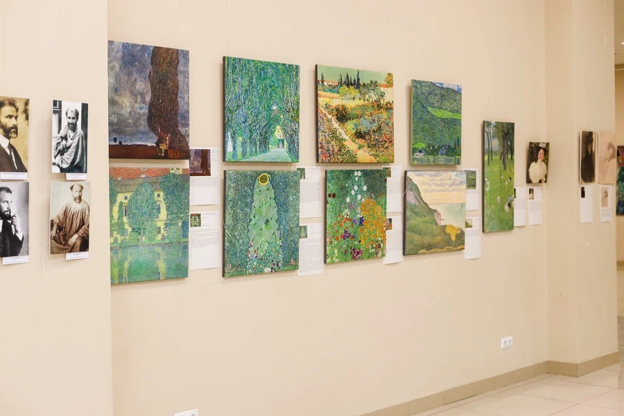 Выставка репродукций картин «Климт, вдохновленный Ван Гогом, Моне, Матиссом»
