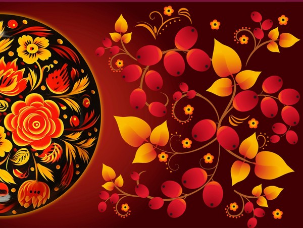 Открытие выставки и выставка коллекции Хохломы «Душа Русской росписи»